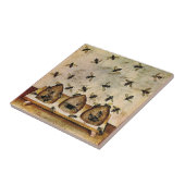 Carreau Apiculture mielBeeHive Vintage (Côté)