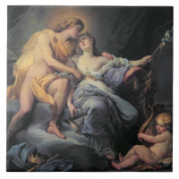 Apollo caressant la nymphe Leucothea (huile sur le