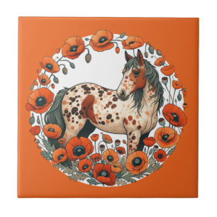 Carreau Appaloosa Horse Poppy Appy Hors