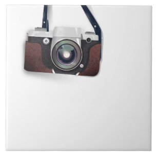 Carreau Appareil photo de style vintage