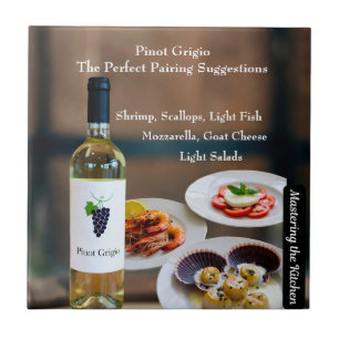 Carreau Appariement de vin Pinot Grigio / Maîtriser la cui