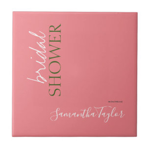 Carreau Appel élégant Mariage minimaliste Calligraphie