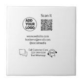 Carreau Appeler le texte du service client whatsapp Q R co (Devant)