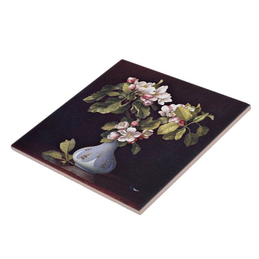 Carreau Apple fleurit dans un vase (Côté)