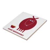 Carreau Appréciez de façon responsable (Côté)