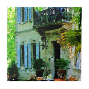 Carreau Après-midi au café français