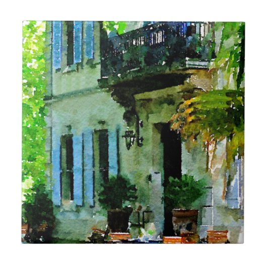 Carreau Après-midi au café français (Devant)