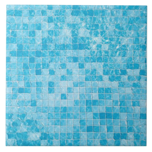Carreau Aqua Blue Ceramic Tile (Devant)