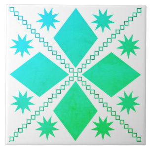 Carreau Aqua Diamond Fun Filtre à feuilles vertes