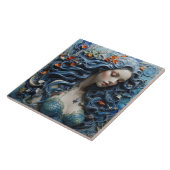 Carreau Aqua Marine Art pour une touche de tuile Elegance (Côté)