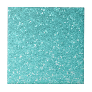 Carreau Aqua Parties scintillant Turquoise Parkle ou planc