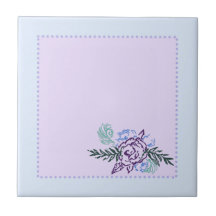 Aqua Rose décoratif