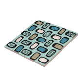 Carreau Aquamarine Rectangles Arrondis Midcentury MCM (Côté)
