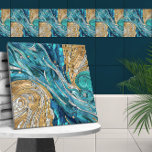 Carreau Aquamarine River Mosaic Art Abstrait<br><div class="desc">Aquamarine River Mosaic Art Abstrait</div>