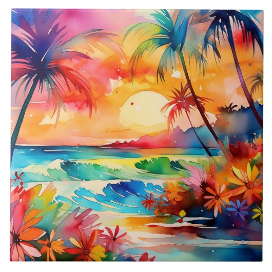 Carreau Aquarelle (Devant)