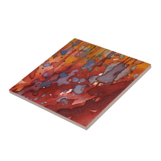 Carreau aquarelle 7 d'arrière - plan (Côté)