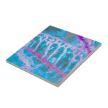 Carreau Aquarelle Abstraite bleu rose moderne<br><div class="desc">Moderne Blue Rose Blanc Abstrait Aquarelle céramique Carrelage a une belle couleur d'eau abstraite design tendance avec des couleurs de bleu,  rose et blanc. Ça va égayer votre journée.</div>