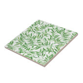 Carreau Aquarelle Bambou Feuilles Branches Vines Forêt (Côté)