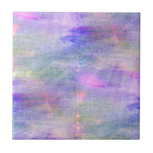 Carreau aquarelle bleue et rose sans couture de jaune (Devant)