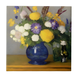 Carreau Aquarelle calme Art botanique