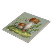 Carreau Aquarelle Champignons de la Forêt Sauvage et Berri (Côté)