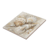 Carreau Aquarelle Côtière Coquillages (Côté)
