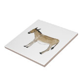 Carreau Aquarelle des animaux de ferme Donkey Farm Animaux (Côté)