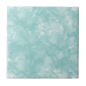 Carreau Aquarelle design Turquoise bleu (Devant)