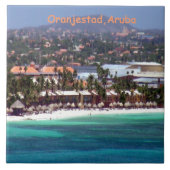 Carreau Aquarelle d'Oranjestad, Aruba (Devant)