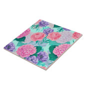 Carreau Aquarelle du jardin de printemps 2 (Côté)