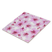 Carreau Aquarelle en fleurs de cerisier (Côté)