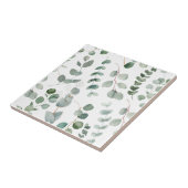 Carreau Aquarelle Eucalyptus Motif Floral (Côté)