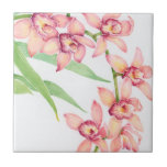 Carreau Aquarelle Fleurs roses<br><div class="desc">Aquarelle Fleurs roses Artiste : Tim OToole</div>