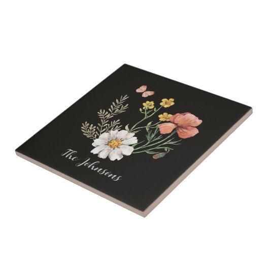 Carreau Aquarelle Florale (Côté)