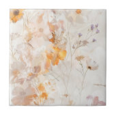 Carreau Aquarelle florale élégante (Devant)