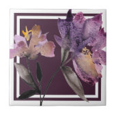 Carreau Aquarelle florale III (Devant)