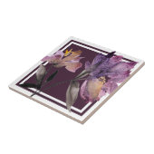 Carreau Aquarelle florale III (Côté)