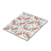 Carreau Aquarelle Homard Crustacean Beach Dollars (Côté)