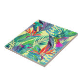 Carreau Aquarelle Humminbirds dans la jungle (Côté)