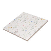 Carreau aquarelle limbe pâle rose (Côté)