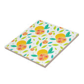 Carreau Aquarelle Motif Oranges sucrées (Côté)