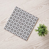 Carreau Aquarelle Noir Blanc et Gris Diamants