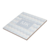 Carreau Aquarelle Ocean Shades Chevron (Côté)