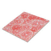 Carreau Aquarelle pamplemousse motif (Côté)