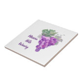 Carreau Aquarelle Pamplemousse Pamplemousse Grappe Custom  (Côté)