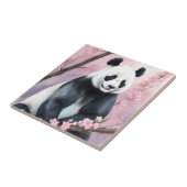 Carreau Aquarelle Peinture Panda Ours (Côté)