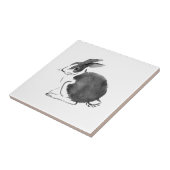 Carreau Aquarelle Rabbit, Année du lapin 2023 (Côté)