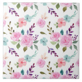 Carreau Aquarelle rose (Devant)