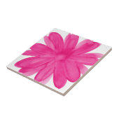 Carreau Aquarelle rose chaud (Côté)