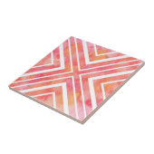 Carreau Aquarelle rose de rose de rose (Côté)